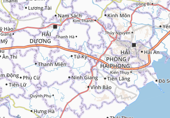 Karte Stadtplan An Thanh