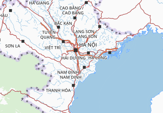 Karte Stadtplan Hưng Yên