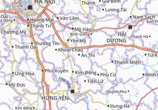 Kaart Plattegrond Ân Thi