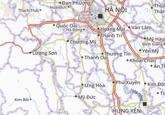 Karte Stadtplan Thanh Oai