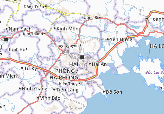 Kaart Plattegrond Hải Phòng