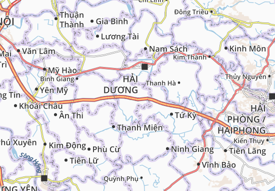 Karte Stadtplan Gia Khánh