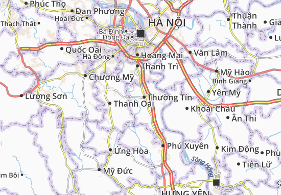Karte Stadtplan Văn Phú