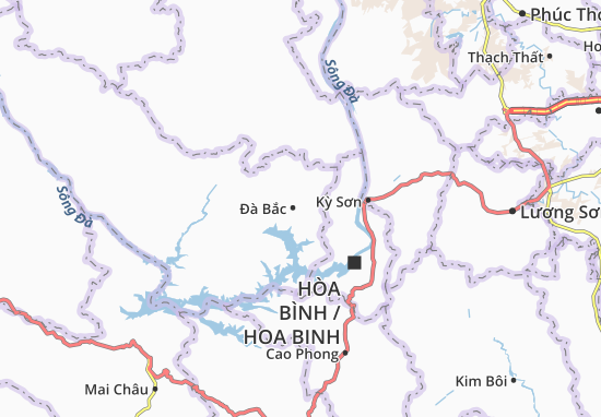 Karte Stadtplan Toàn Sơn