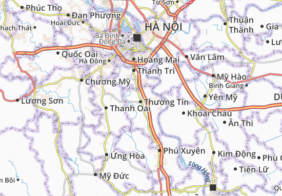 Karte Stadtplan Văn Bình