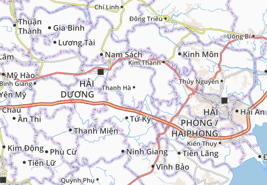 Karte Stadtplan Thanh Khê
