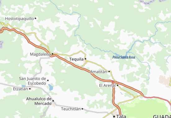 Mappe-Piantine Tequila