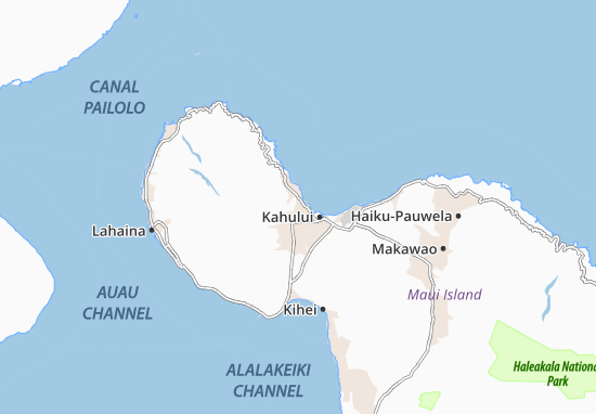 Mapa Waihee-Waiehu
