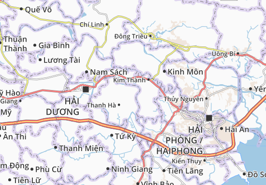 Karte Stadtplan Thanh Lang