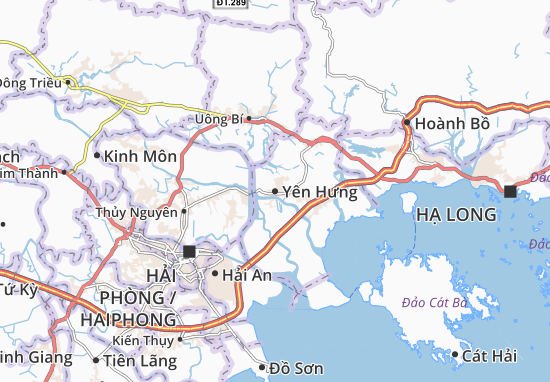 Karte Stadtplan Yên Hưng