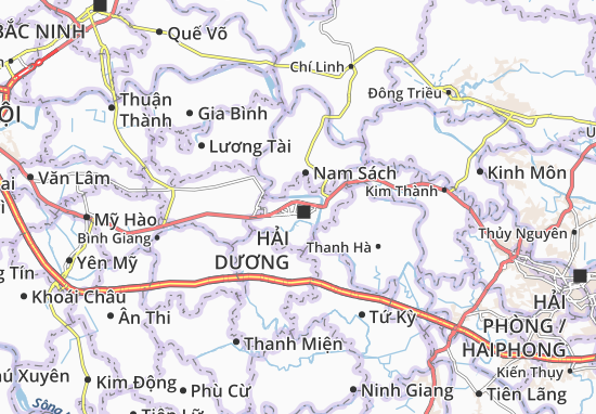 Karte Stadtplan Bình Hàn