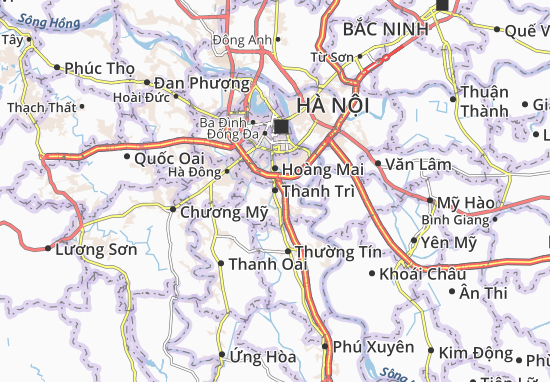 Karte Stadtplan Thanh Trì