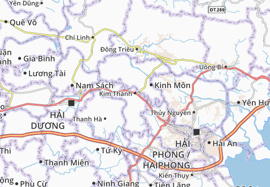 Kaart Plattegrond Kim Thành