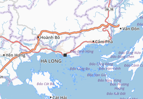 Karte Stadtplan Hà Phong