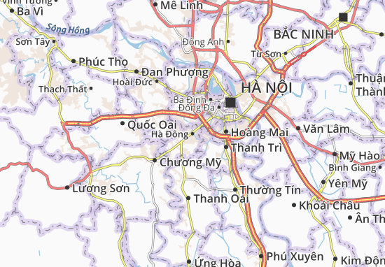 Karte Stadtplan Hà Đông