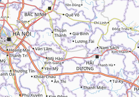Kaart Plattegrond Lâm Thao