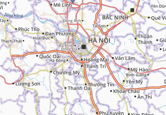 Karte Stadtplan Tân Mai
