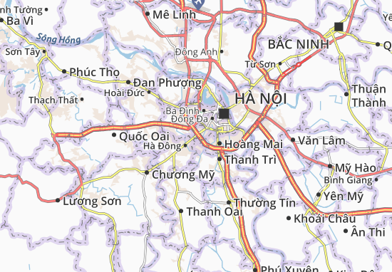 Mapa Thanh Xuân Nam