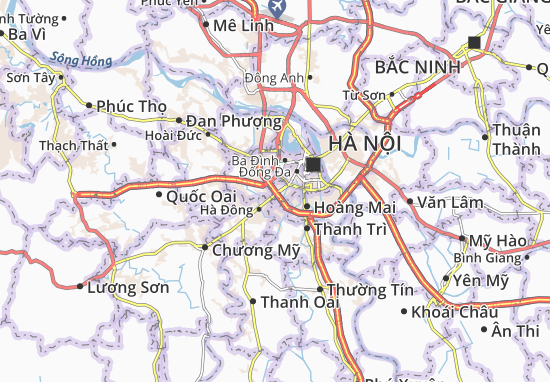 Karte Stadtplan Thanh Xuân