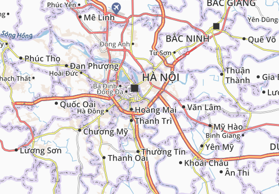 Karte Stadtplan Thanh Lương