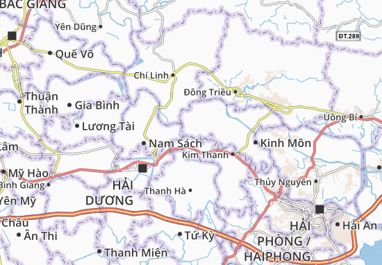Kaart Plattegrond Thăng Long