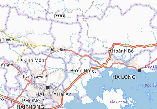 Karte Stadtplan Đông Mai