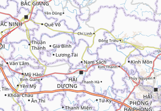 Karte Stadtplan Nam Trung
