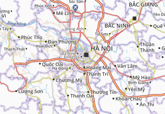 Karte Stadtplan Khâm Thiên