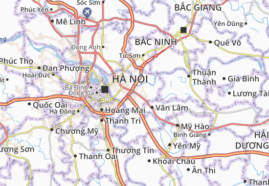 Karte Stadtplan Gia Lâm