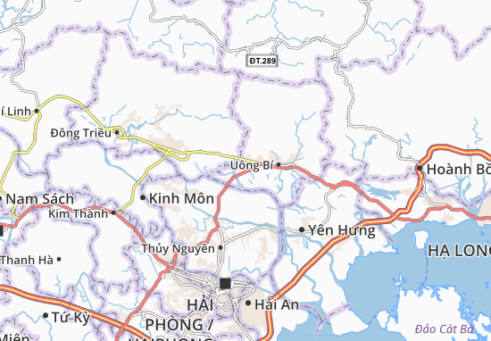 Karte Stadtplan Phương Nam
