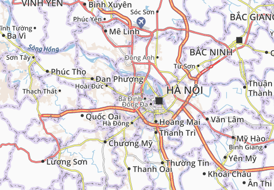 Karte Stadtplan Nghĩa Tân