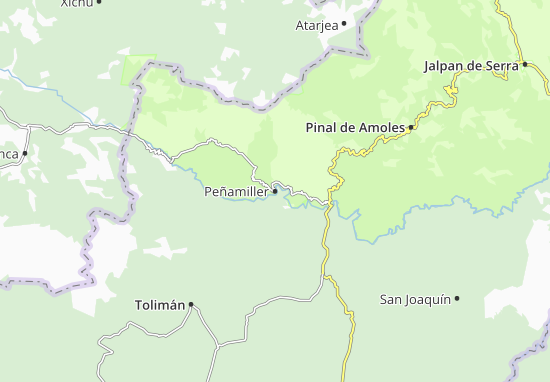 Kaart Plattegrond Peñamiller