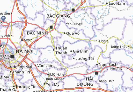 Karte Stadtplan Song Giang