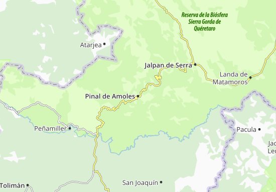 Mapa Pinal de Amoles