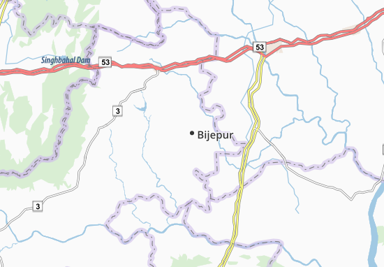 Mapa Bijepur