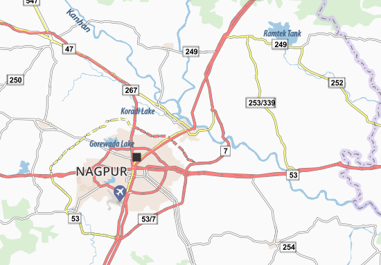 Mapa Kamptee