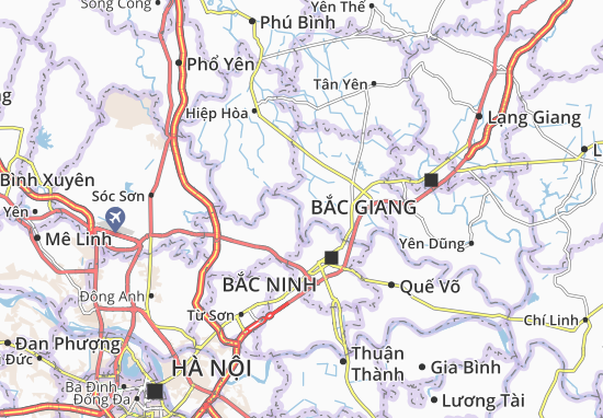 Mapa Tiên Sơn