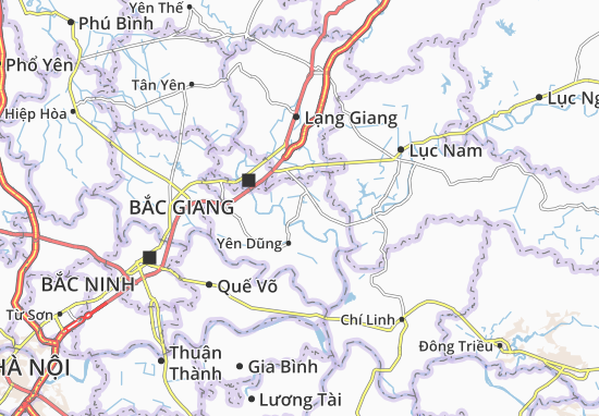 Karte Stadtplan Xuân Phú