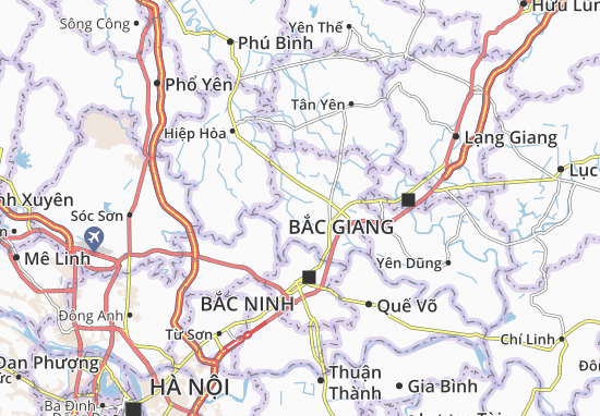 Karte Stadtplan Trung Sơn