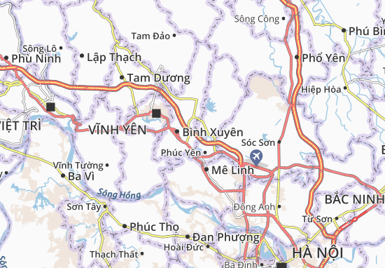 Kaart Plattegrond Sơn Lôi