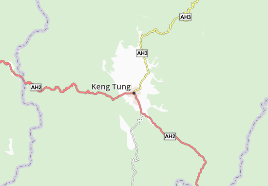 Mapa Keng Tung