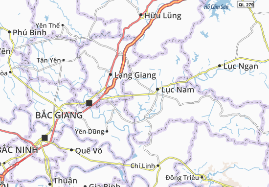 Kaart Plattegrond Phương Sơn