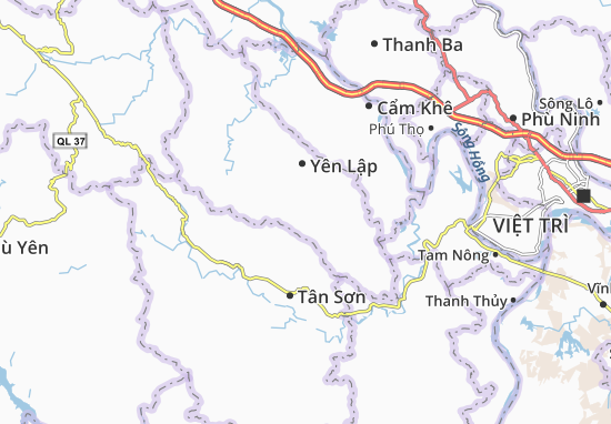 Karte Stadtplan Phúc Khánh