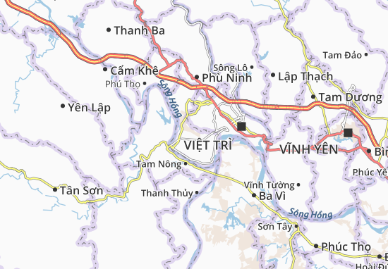 Kaart Plattegrond Sơn Vi