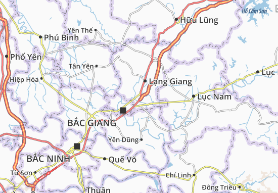 Kaart Plattegrond Tân Dĩnh