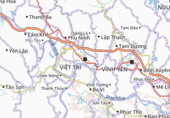 Mapa Việt Trì