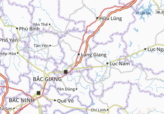 Mapa Xương Lâm