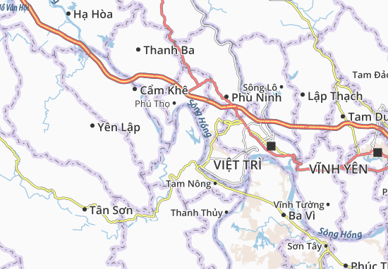 Mapa Thanh Uyên