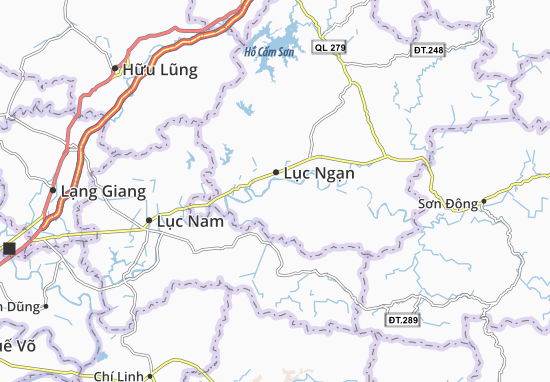 Karte Stadtplan Nam Dương