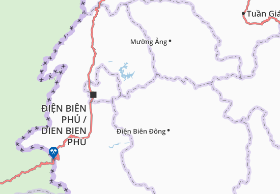 Kaart Plattegrond Pú Nhi
